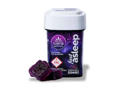 Wana Fast-Acting | Dream Berry | Fast Asleep | 10pk Cannabis | Cape Cod ...