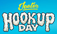 Jeeter Hookup Day is Friday August 23, 2024 from 4 pm - 7 pm at Cape Cod Cannabis in Wellfleet!