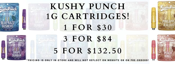 Kushy Punch 1g Carts Bundle