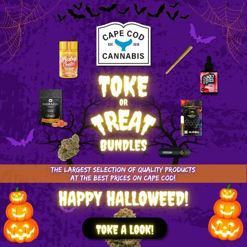 Happy Halloweed: Toke or Treat at Cape Cod Cannabis in Wellfleet.