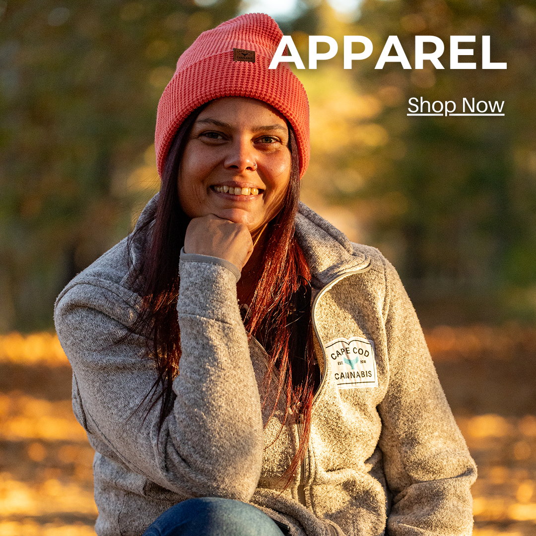 Shop Apparel at Cape Cod Cannabis in Wellfleet, MA